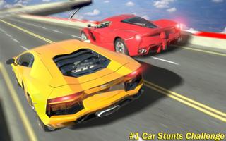 Half Bridge Car Stunt Simulator: High Speed Race capture d'écran 1