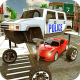 Elevated Police Car Driving Games: Smash Bandit icône