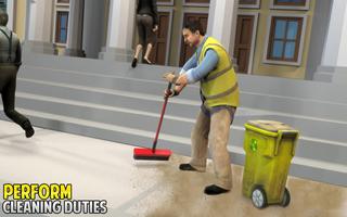 Janitor Simulator: Real Life Super Hero Clean Road syot layar 1