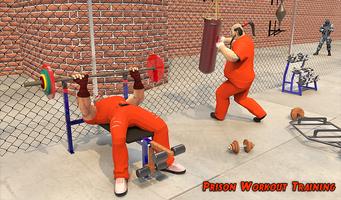 Prisão Exercite Ginásio 3D: Cadeia Casa Equipament imagem de tela 3