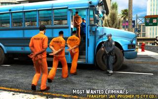 NY Police Prisoner Transport Bus Driving 2019 Affiche