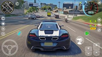 Real City Car Driving Sim Game تصوير الشاشة 1