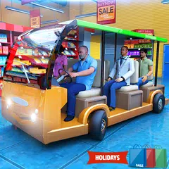 Shopping Mall City Taxi Rush Driver: Super Market