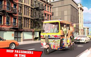 Tuk Tuk Rickshaw Taxi Simulato Affiche