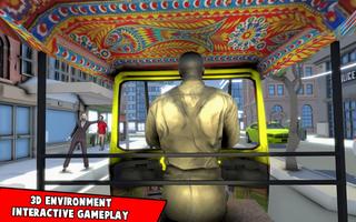 Tuk Tuk Rickshaw Taxi Simulato capture d'écran 2