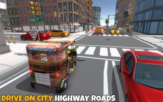 Modern Tuk Tuk Rickshaw Driving Simulator スクリーンショット 1