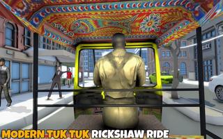 Modern Tuk Tuk Rickshaw Driving Simulator ảnh chụp màn hình 2