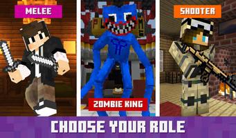 Zombie Craft Scary Hide & Seek Ekran Görüntüsü 1