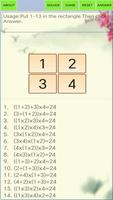 Math 24 Solver capture d'écran 3