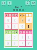 Brainy four: Four letter words screenshot 1