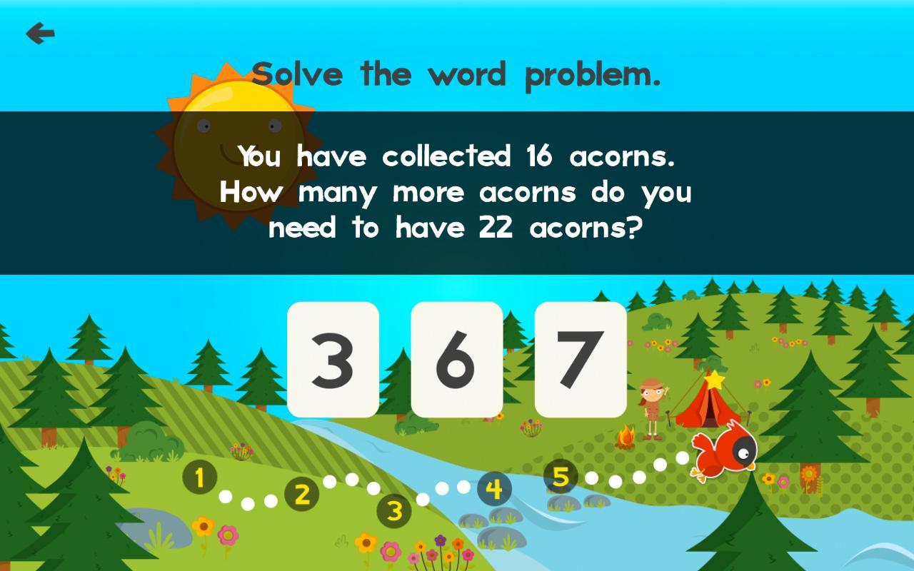 Animal Second Grade Math Games For Kids Free App For Android Apk Download