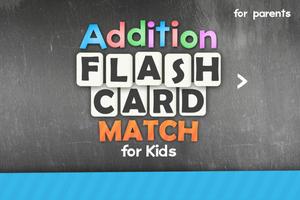 Addition Flash Cards Math Game पोस्टर