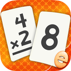 Multiplicação Jogo Flashcard ícone