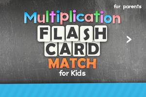 Multiplicación Flashcard Poster