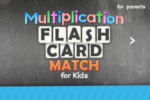 Multiplication Flash Cards Gam पोस्टर