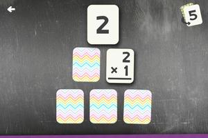 Multiplication Flash Cards Gam تصوير الشاشة 1