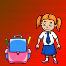Find Little Girl School Bag APK