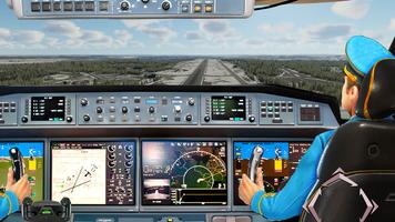 Flying Airplane Simulator Game capture d'écran 1