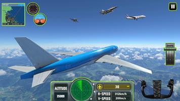 Flying Airplane Simulator Game capture d'écran 2