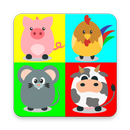 Jeu de mémoire pour enfants d'association animaux APK