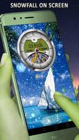 3D Analog Clock Live Wallpapers Free: Clock Widget imagem de tela 1