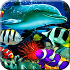 3D Aquarium Wallpaper: Fish Live Wallpaper Free simgesi