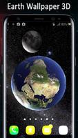 3D Earth & Moon 3D Parallax Live Wallpapers Free Cartaz