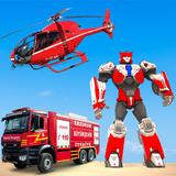 レスキューロボットカートランスフォーム-消防車ロボットゲーム APK