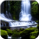 Waterfall Live Wallpaper Free Backgrounds HD icône