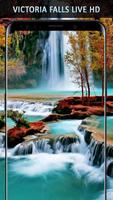 Waterfall Live Wallpaper Free Backgrounds HD imagem de tela 3