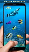 Penguin Wallpaper 3D Live Aquarium Backgrounds HD Cartaz