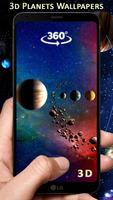 Moving Planets Wallpapers 3D Space Backgrounds HD poster
