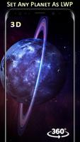 Moving Planets Wallpapers 3D Space Backgrounds HD imagem de tela 1