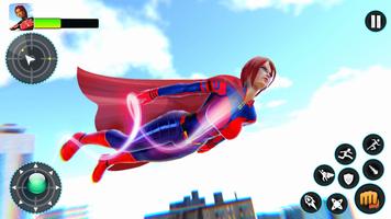 Flying Hero - Superhero Games تصوير الشاشة 3