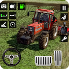 Jeux agricole tracteur village icône