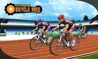 Bmx extreme fahrradrennen Plakat
