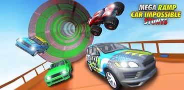 Muscle Car Stunt Race: Mega Ramp Car Shooting Game