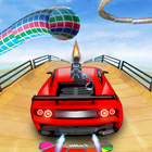 Muscle Car Stunt Race: Jeu de tir de voiture Mega icône