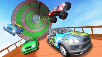 Muscle Car Stunt Race: Jeu de tir de voiture Mega capture d'écran 3