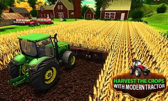 US Tractor Farm Driving Simula Ekran Görüntüsü 3