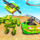 APK Ramp Car Robot Transform Racing: Car Shooting Game
