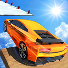 Roof top Car Stunts Games : impossible track Games icon