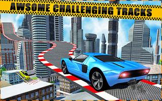 Roof top Car Stunts Games : impossible track Games screenshot 3