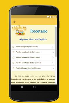 Papillas para bebés 截图 7