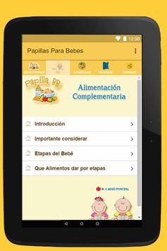Papillas para bebés 截图 9