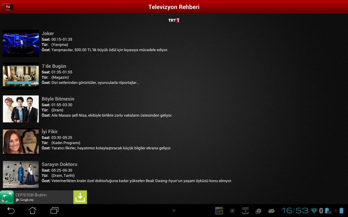 Android tv apk indir