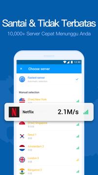 Hi VPN, VPN gratis – Cepat, Aman dan Unlimited VPN screenshot 1