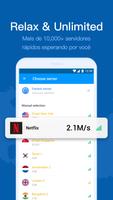 Free VPN - Proxy Super Rápida, Hotspot VPN Seguro imagem de tela 2