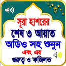 সূরা হাশরের শেষ তিন আয়াত (অফলাইন অডিও) APK