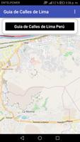 Mapa-Guia Online de las Calles de Lima Affiche